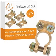 4 x Batteriepolklemmen für