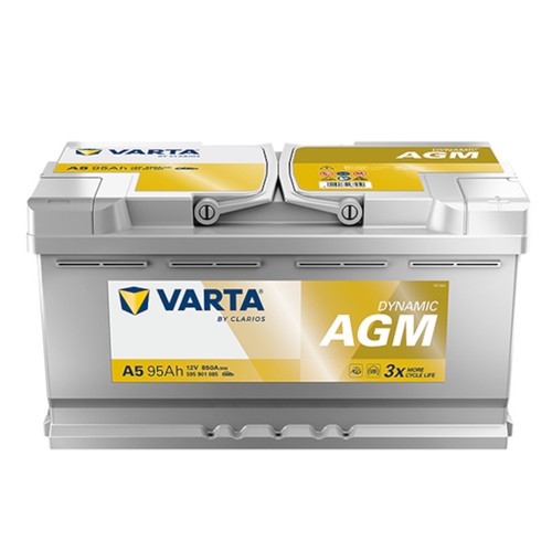 Varta agm 95ah g14 - 95ah, silver