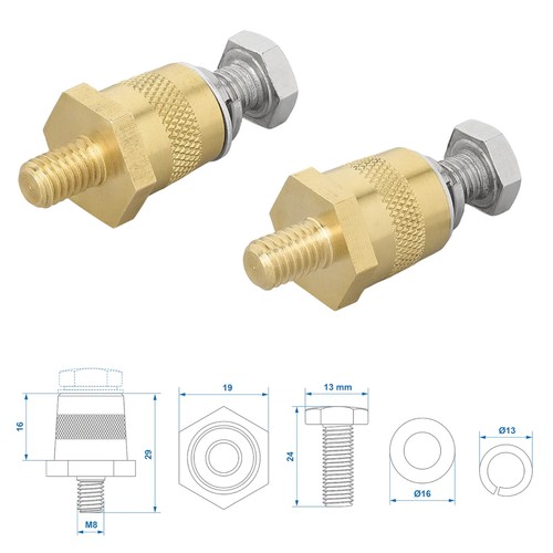 Batteriepol schraubpol adapter - schraubpol,